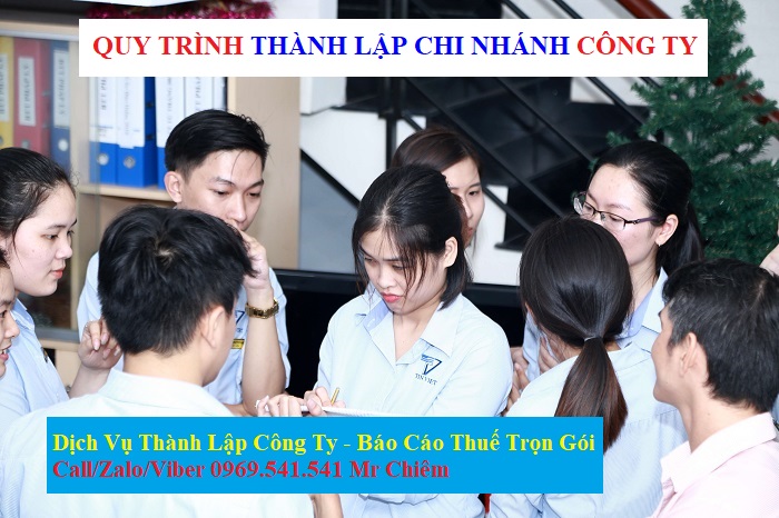 Quy trình thành lập chi nhánh công ty